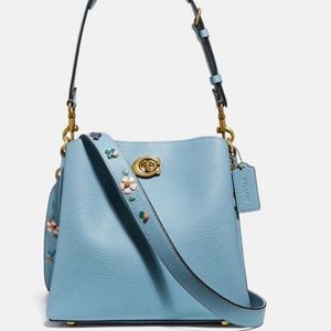 Coach Willow Floral bucket crossbody/shoulder bag